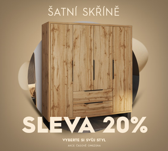 ŠATNÍ SKŘÍNĚ - 2 - SLEVA 20 % - Akce časově omezena
