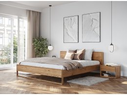 Postel z masivu RIA dub olejovaný