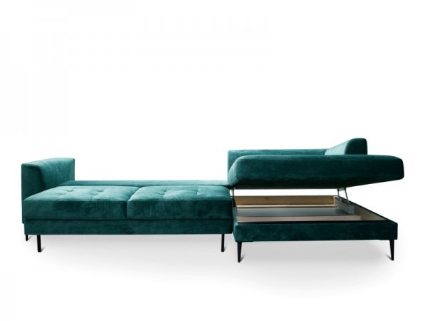 Rohová rozkládací sedací souprava LUIZ