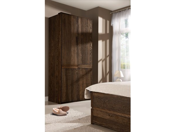 Dubová šatní skříň ATLANTA typ 02 dub pálený