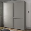 Šatní skříň s posuvnými dveřmi MARLOW – 150 cm, Kieselgrau