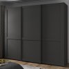 Šatní skříň s posuvnými dveřmi MARLOW, 3-dveřová – 250 cm, grafit