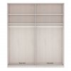 Šatní skříň s posuvnými dveřmi MARLOW – 150 cm, grafit