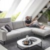 Designová rohová sedací souprava ROMA s ohebnými opěrkami