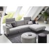 Designová rohová sedací souprava ROMA s ohebnými opěrkami