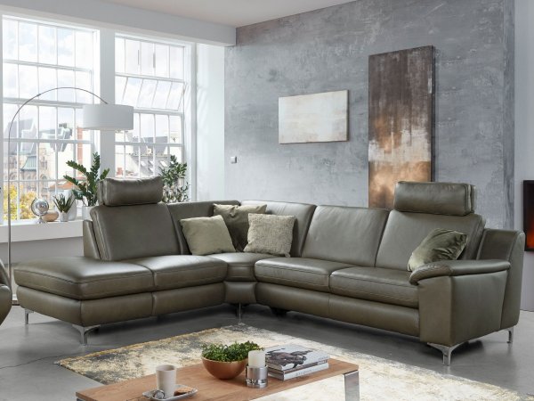 Kožená rohová sedací souprava PRISMA