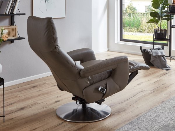 Kožené polohovací televizní křeslo SWITCH BALANCE 1