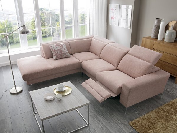 Komfortní rohová sedací souprava DIVERSO XL