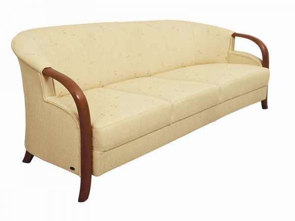 Křeslo s dřevěnými područkami MODEL D