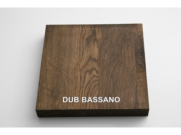 Jídelní stůl z masivu LEEDS tmavý dub bassano