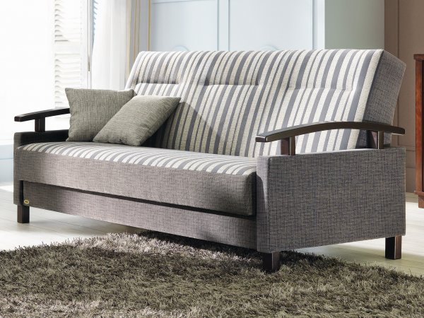 Rozkládací pohovka s úložným prostorem MODEL T