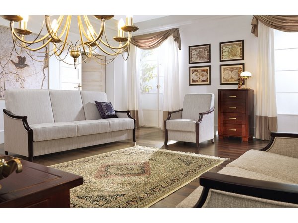 Rozkládací pohovka s úložným prostorem ELEGANT IV