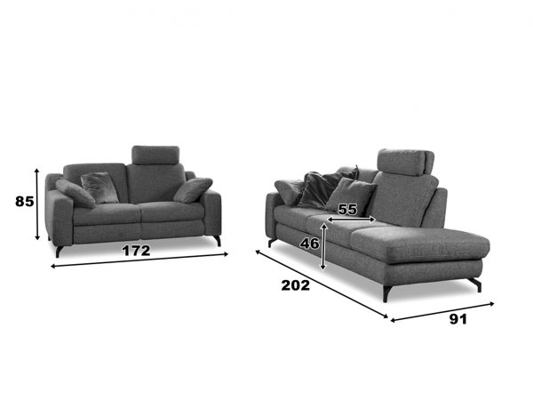 Samostatně stojící otoman PRISMA