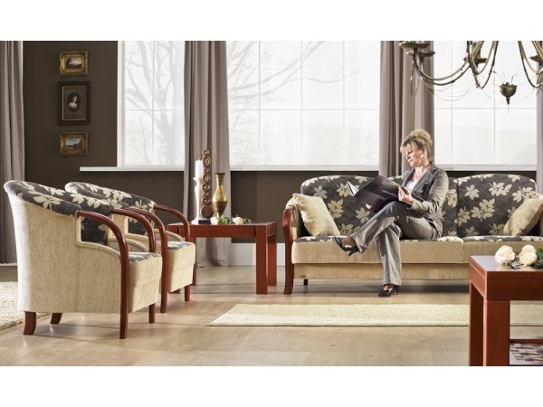 Klasická sedací souprava MODEL D 3W+1+1