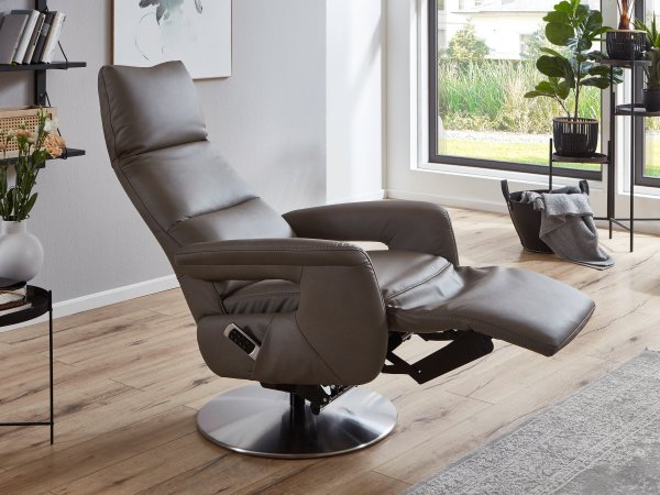 Kožené polohovací televizní křeslo SWITCH BALANCE 1