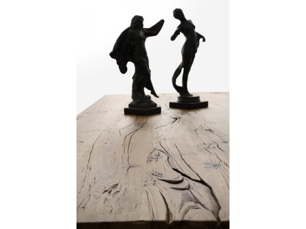 Jídelní stůl z masivu LEEDS tmavý dub bassano