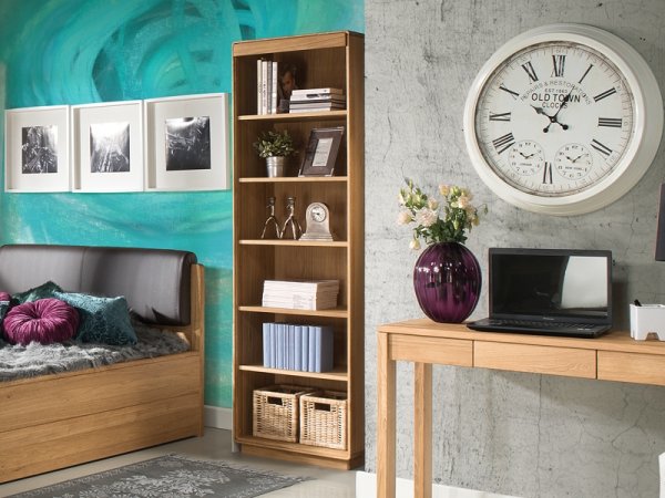 Dubová knihovna ATLANTA typ 11 dub přírodní