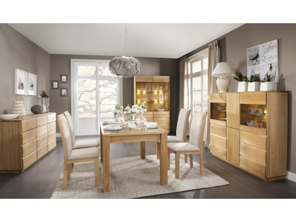 Dubová komoda ATLANTA typ 49 dub přírodní