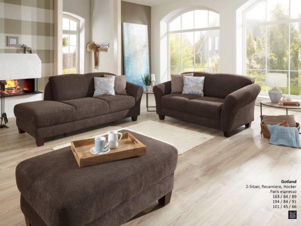 Samostatně stojící otoman GOTLAND