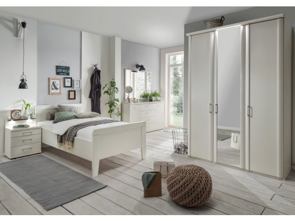 Postel pro jednu osobu BERN 100x200 cm alpská bílá