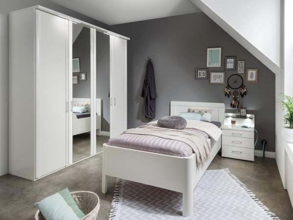 Ložnicová sestava pro jednu osobu BERN dub trueffel