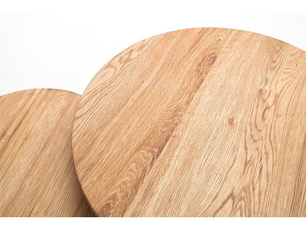 Sada dvou odkládacích stolků z masivu GENNY dub přírodní