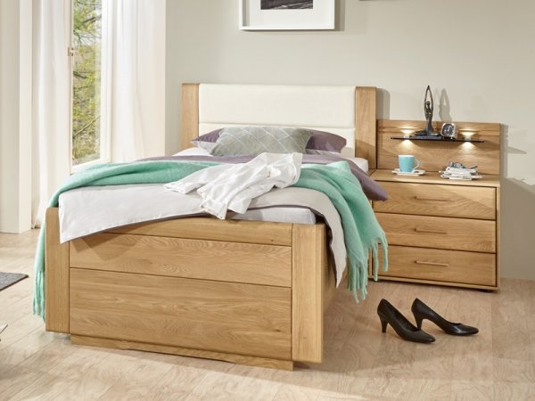 Ložnicová sestava pro jednu osobu LIDO dub/magnólie