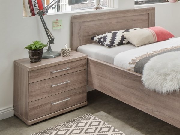 Ložnicová sestava pro jednu osobu BERN dub trueffel