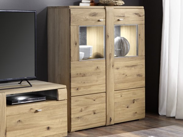 Nábytek do obývacího pokoje ARRAS dub sukatý bělený