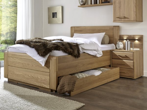 Ložnicová sestava pro jednu osobu LIDO dub/magnólie