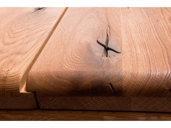 Dubový nábytek z masivu do obývacího pokoje a jídelny - DALLAS 3 dub olejovaný