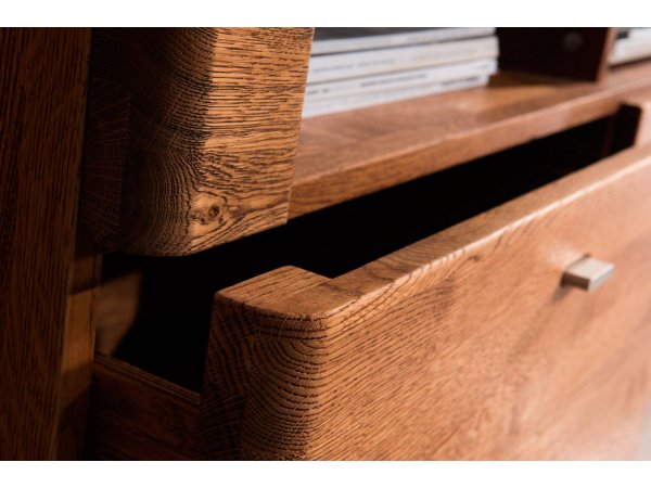 Dubový nábytek z masivu do obývacího pokoje a jídelny - DALLAS dub olejovaný