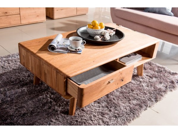 Dubový nábytek z masivu do obývacího pokoje a jídelny - DALLAS 7 dub pálený olejovaný