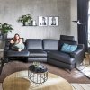 Kožená rohová sedací souprava PRISMA s funkcí relax