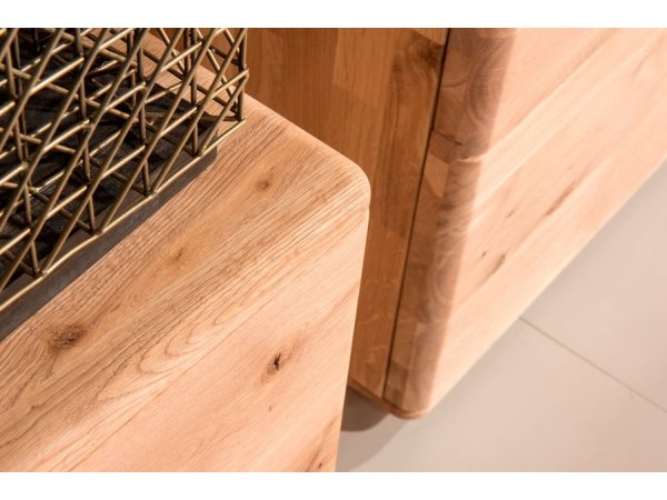 Dubový nábytek z masivu do obývacího pokoje a jídelny - DALLAS 4 dub pálený olejovaný