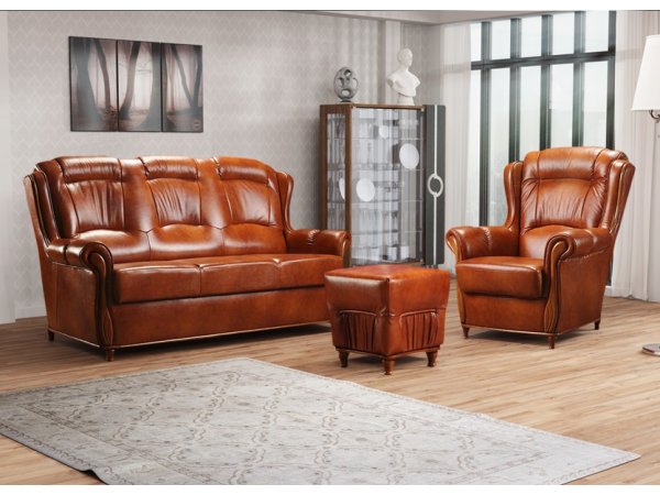 Kožená pohovka LEONARDO LUX