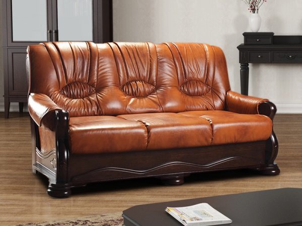 Kožené křeslo RAMZES