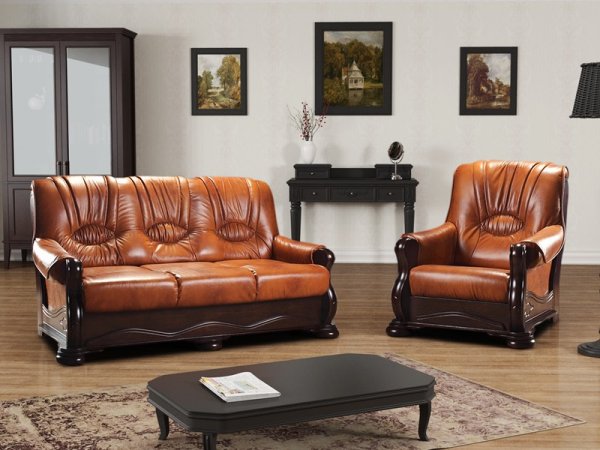 Kožené křeslo RAMZES