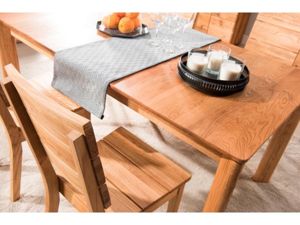 Dubový nábytek z masivu do obývacího pokoje a jídelny - DALLAS 4 dub pálený olejovaný