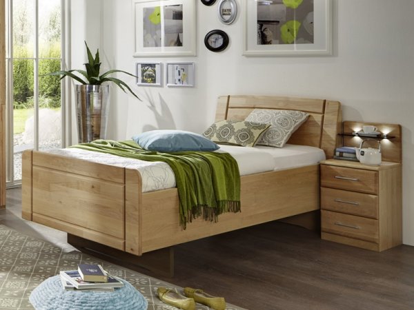 Postel pro jednu osobu INSBRUCK 90x200 cm olše