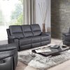 Kožená sedací souprava s funkcí relax TRIPOLIS 3+1+1
