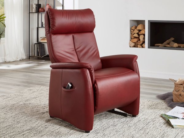 Kožené polohovací křeslo KILIAN PLUS