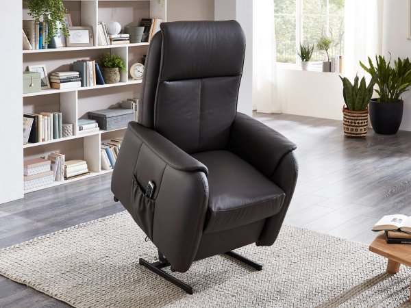 Kožené polohovací křeslo IDORA BASIC