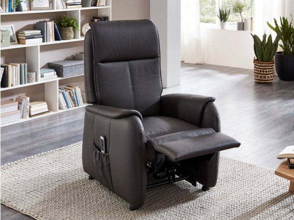 Kožené polohovací křeslo IDORA BASIC