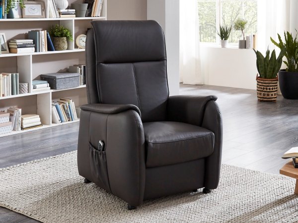 Kožené polohovací křeslo IDORA BASIC