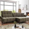 Malá prošívaná rohová sedací souprava COAST