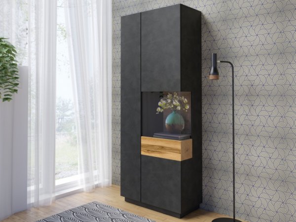 Nábytek do obývacího pokoje SILKE III matera/dub wotan