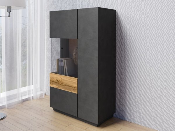 Nábytek do obývacího pokoje SILKE I matera/dub wotan