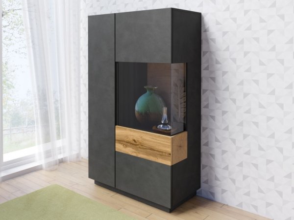 Nábytek do obývacího pokoje SILKE I matera/dub wotan