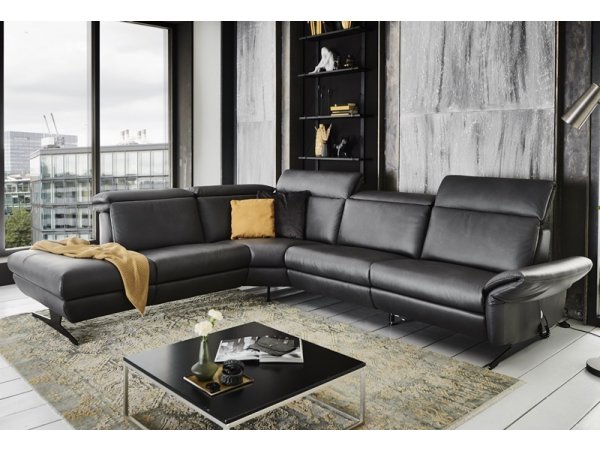 Kožená rohová sedací souprava TRAPANI